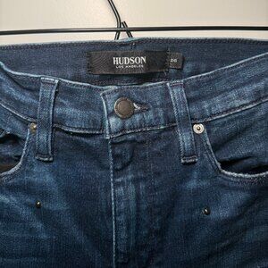 Hudson Barbara High Rise Super Skinny Jeans - Studded